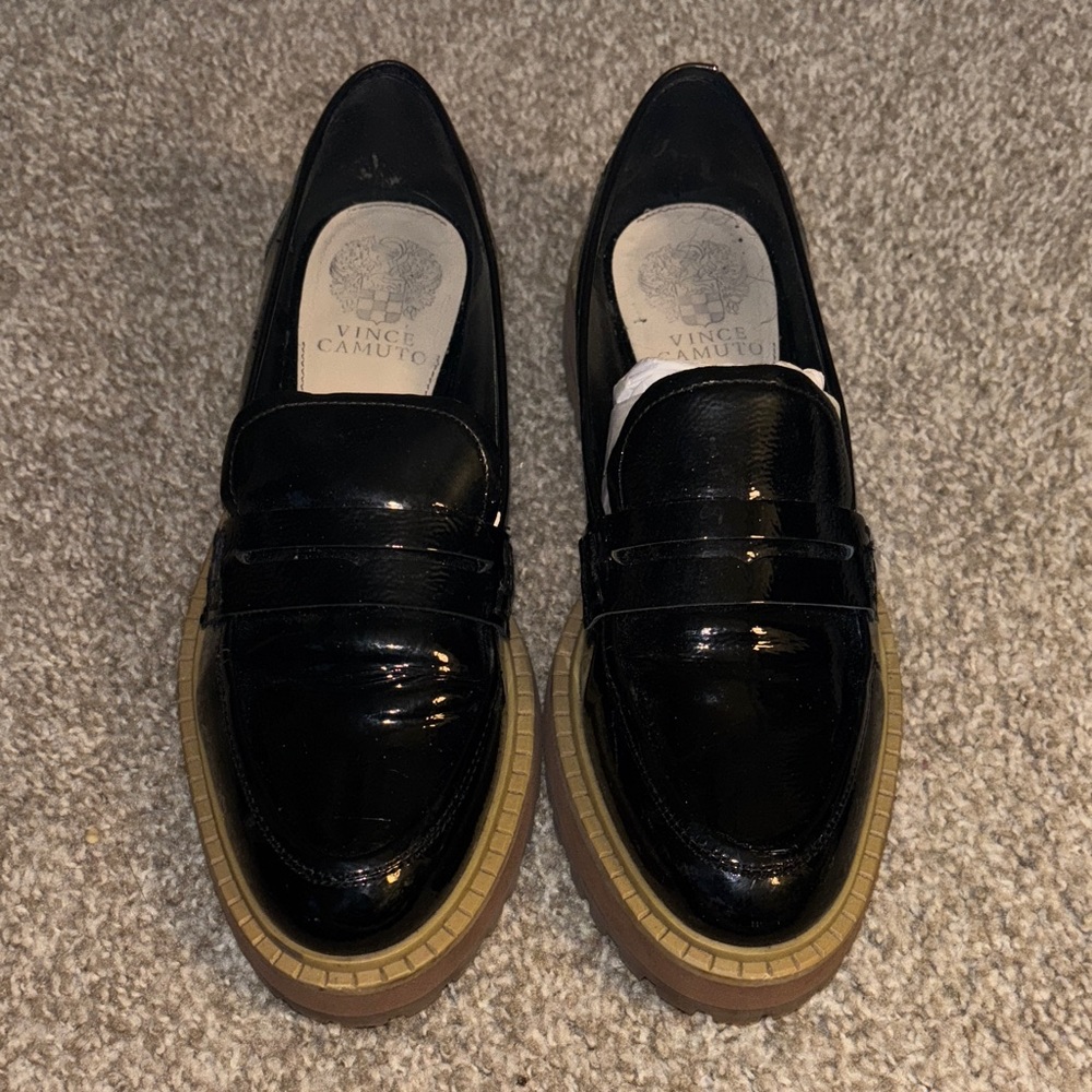 Gently Used Vince Camuto Platform Loafers